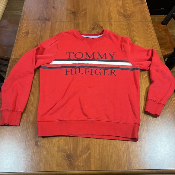 Tommy Hilfiger Other - Tommy Hilfiger Sweater Mens Medium Crewneck Pullover‎ Stripe Classic 78J4215